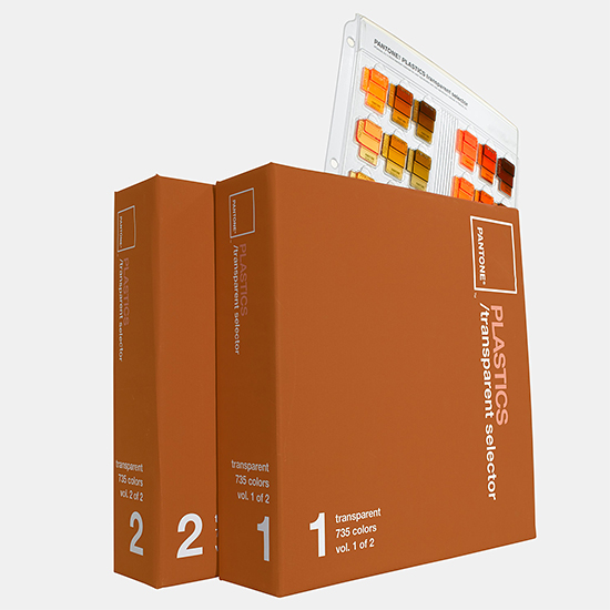 パントンプラスチック・トランスペアレントセレクター PANTONE PLASTIC transparent selector